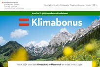 Kurz-Info: Klimabonus 2024
